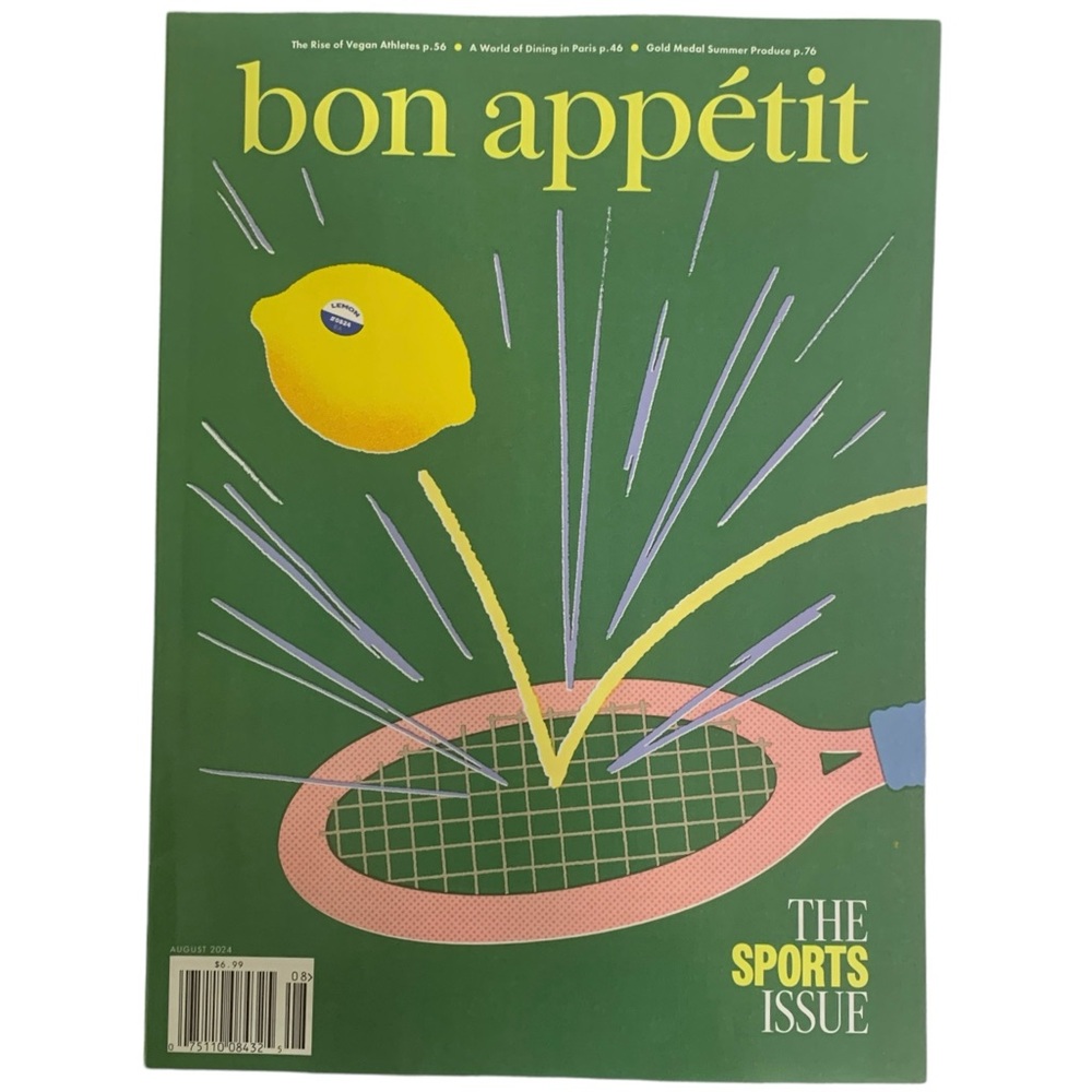 Bon Appetit Magazine August 2024 Sports Issue Vegan Athletes Dining In Paris